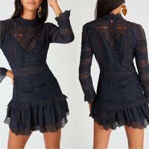 Love Shack Fancy LoveShackFancy Harmon Silk Lace Dress
